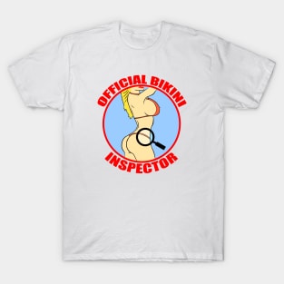 Official Bikini Inspector Funny Spring Break 2024 T-Shirt